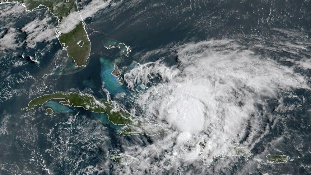 Isaias strengthens slightly as it crawls up Florida coast